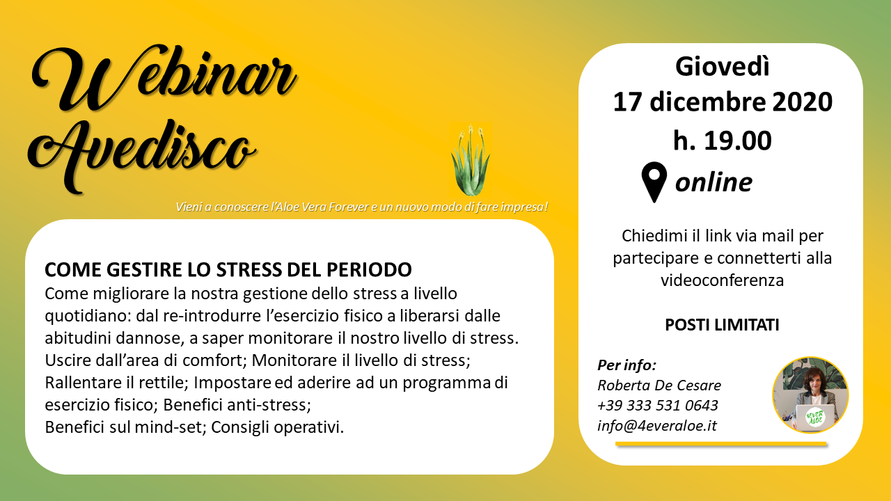 webinar avedisco