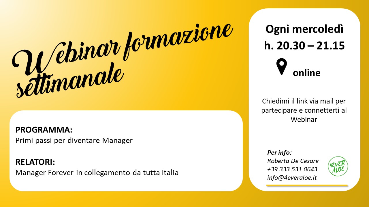 webinar mercoledì 20.30